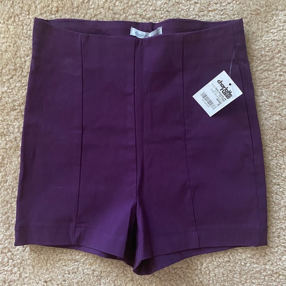 High waisted purple shorts - Picture 1 of 1